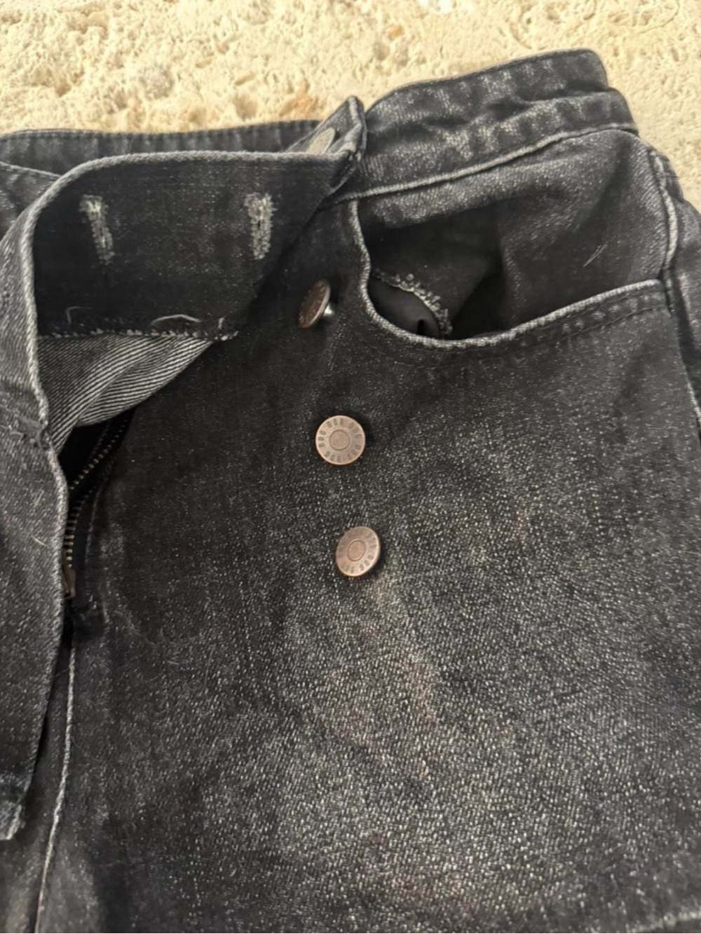 BDG Black Denim Mini Skirt - Picture 3 of 4